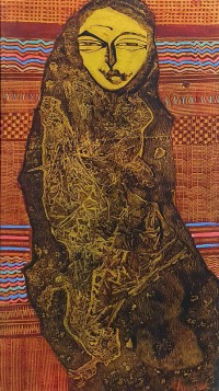 Akram Dost Baloch, 15 x 29 Inch, Oil on Canvas, Figurative Painting, AC-ABD-102